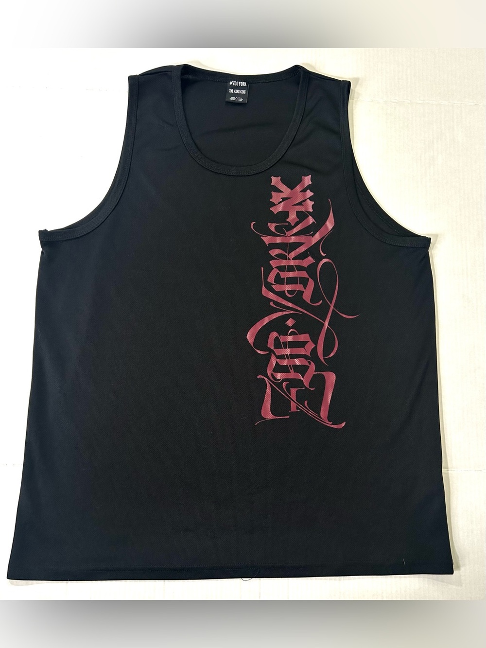 ZOO YORK Men’s Logo Mesh Tank Top Sleeveless Shirt